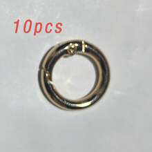 5/10/20Pcs Alloy Spring Lock, One-Click Opening Anti-Loss Key Hook, Outdoor Camping Backpack Hanging Accessory, Wear-Resistant And Rust-Proof Metal Quick-Hook - Multicolor - View 21