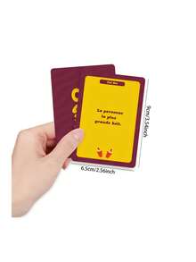 MINKOJA MINKOJA Cul Sec French Card Game - 55 Hilarious Challenges And Rules, Party Game Perfect For French Nights, Friend Gatherings And Epic Parties! - Multicolor - View 2