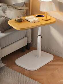 Adjustable Height Rolling Coffee Table With Wheels, Mobile Side Table For Sofa, Bed & Small Spaces, Modern Multifunctional Design - Multicolor - View 12