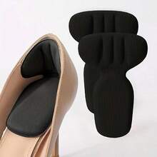 2/4pcs Anti-Friction Insole, Adjustable To Half A Size Smaller Than Regular Size, Two-In-One High-Heeled Shoe Insole - multicolor - View 12