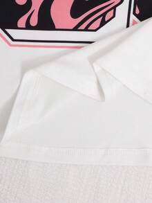 SHEIN Explorewe 青少年女孩 6 件套，寬鬆，休閒，極簡，針織，返校，復古，修身，秋季服飾，秋季，青少年女孩套裝，字母，健身瑜伽，Y2k - 彩色 - 查看 7