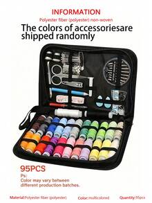 95 Sewing Kits (Random Colors) - Comprehensive Sewing Supplies And Accessories Set, Including 24 Colors Of Thread, Needles, Scissors, Buttons, Tape Measure, Seam Ripper, Etc. - Ideal For Minor Repairs, Emergency Fixes, Tailoring, - Multicolor - View 13