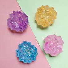 MINKOJA 1/4 piezas Juguete de apretar con forma de diamante, juguete sensorial antiestrés y antiansiedad, juguete elástico suave de levantamiento lento para niños, aula, oficina, fiesta y regalo - Multicolor - Ver 5