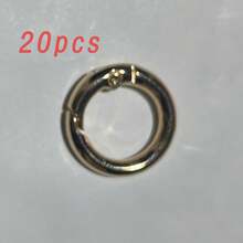 5/10/20Pcs Alloy Spring Lock, One-Click Opening Anti-Loss Key Hook, Outdoor Camping Backpack Hanging Accessory, Wear-Resistant And Rust-Proof Metal Quick-Hook - Multicolor - View 17