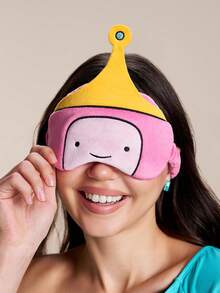 ADVENTURE TIME X SHEIN Three-Dimensional Cartoon Sleep Shading Blindfold, Cute Three-Dimensional Shape, Exquisite Embroidery, Effective Shading, Soft Fabric - Multicolor - View 3