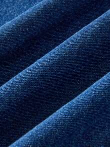 GlowEve Women's Button Ruched Casual Daily Denim Dress - Medium Wash - View 7