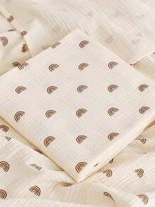Manta de muselina suave, transpirable y absorbente de 80*80cm para bebés recién nacidos - Multicolor - Ver 8