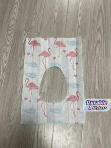 10/20 pièces Housses de siège de toilette jetables, grandes housses portables imperméables, couverture complète pour la maison, les voyages & les toilettes publiques - Multicolore - Voir 1