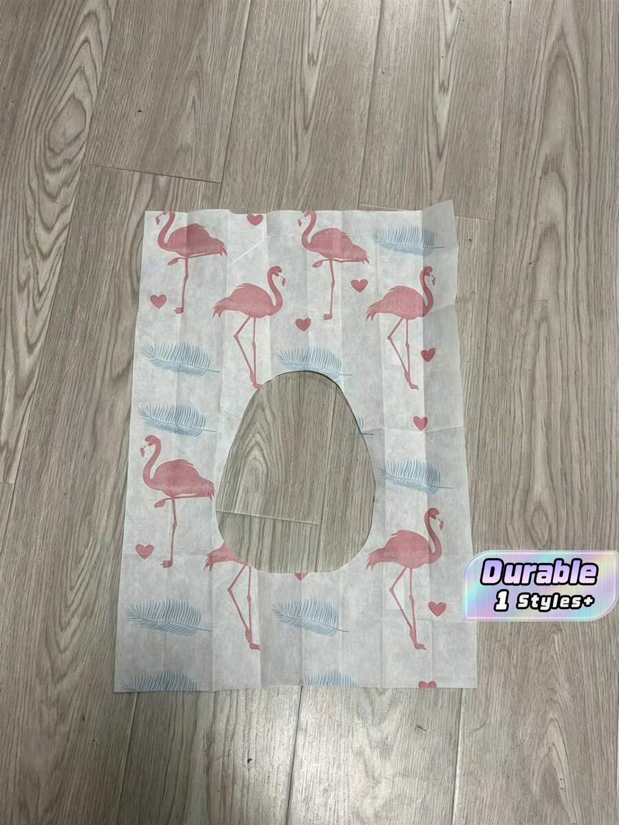 10/20 pièces Housses de siège de toilette jetables, grandes housses portables imperméables, couverture complète pour la maison, les voyages & les toilettes publiques - Multicolore - Voir 1