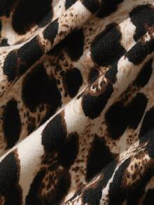 DAZY Women's Sexy Leopard Print Top Sexy Top - Brown - View 7