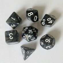 Set Dadu Poliedral Fantasi 7 Buah/Set untuk D&D, Cocok untuk Usia di Atas 14 Tahun, Permainan Pesta, Permainan Meja, Set Dadu Permainan Peran - warna - View 19