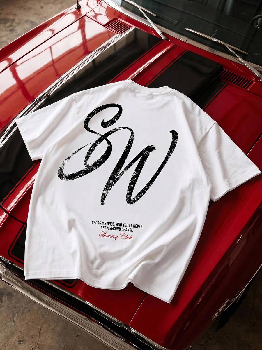 NORVETH Men's Crew Neck Short Sleeve T-Shirt - White - View 1