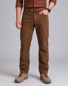 John Silver Straight Pants - Caqui Oscuro - View 12