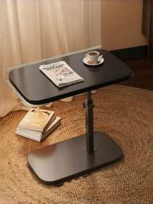 Adjustable Height Rolling Coffee Table With Wheels, Mobile Side Table For Sofa, Bed & Small Spaces, Modern Multifunctional Design - Multicolor - View 19