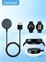Teckwe 1 Magnetic Wireless Charging Stand, Fast Charging, Portable, Foldable, Compact, Durable, Universal Solid Color Watch Charging Stand Compatible With Samsung Galaxy Watch 8/7/6/5 Pro/5/4/3 Active 2 Multifunctional Desktop Placement Charger, Lightweight, Travel Friendly, Family Office, Bedroom, Outdoor Daily Smart Watch Charging Accessories