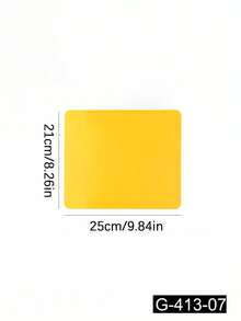 Waterproof And Durable Nail Art Table Mat, Made Of Waterproof And Soft PU Leather, Designed For Studio Tabletops And Foldable Nail Art Armrests. Ideal For Nail Artists In Salons And For Home Use. - Egg yellow - View 16