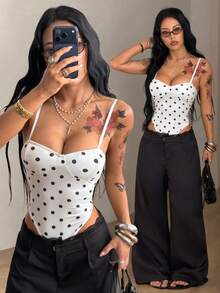 Coolane 女款夏季音樂節夜店性感Y2K蕾絲黑色修身連身衣 - 白色 - 查看 2