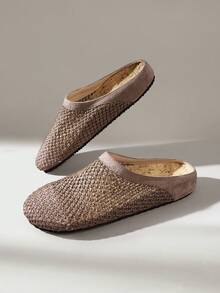 Solecia Sandal Jala Anyaman, Sol Dalam Gabus yang Sesuai dengan Bentuk Kaki, Bernapas dan Tidak Mengap, Memberikan Rasa Relaksasi - Coklat - View 6