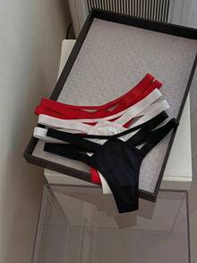 SHEIN MOD 3packs Cut Out Sexy Panties Set - Multicolor - View 5