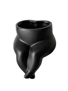 Joivida Creative Design Flower Pot, Modern Minimalist Human Buttocks Shaped Succulent Flower Pot, Dopamine Colored Home Decoration Indoor Flower Pot, Living Room, Bedroom, Office Desk, Windowsill, Unique Art Vase, Small Cactus And Vanilla Container, Cute Aesthetic Home Decoration, Home Foyer Decoration Ornaments, Holiday Birthday Gifts - multicolor - View 12