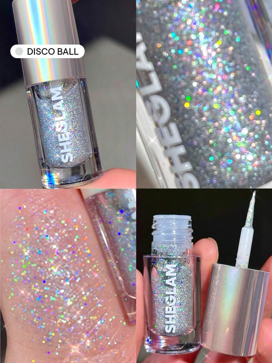 SHEGLAM Insta-Party 亮片眼線筆-Disco Ball 品牌美妝化妝品 適合女士與女孩 - Disco Ball - 查看 1
