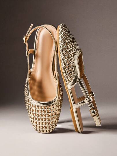 Hauture Women's Pointed Toe Comfort  Soft PU Slip On Flats