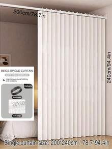 1pc Foldable Curtain Partition Rod Free All-Season Decorative Hanging Cloth Divider Rental Home Bed Privacy Screen Room Divider Living Room Bedroom Windows Portable Tension Rod Dorm Studio Apartment High-End Temporary Space Separation - multicolor - View 8