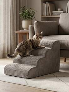 3/4 Floor Pet Staircase, Bed Sofa With Slope, Non Slip And Wear-Resistant, Removable And Washable, Suitable For Injured Elderly Dogs And Cats With Joint Pain, Hot Selling Product - Multicolor - View 5