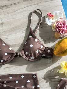 Swim SXY Two-Piece Swimsuit, Polka Dot Print Random, With Underwire - Multicolor - View 5