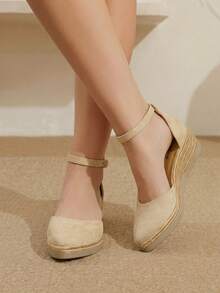Styleloop Women's Wedge Heel Platform Sandals, Bohemian, Beach Vacation, Western Wind, Summer Wear, Travel Essentials - Light camel - View 10
