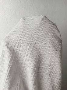 Coolane 休閒百搭白色梭織大尺碼長褲 - 白色 - 查看 8