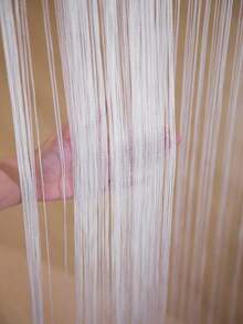 1 Piece 100*200cm Straight Curtain, Wedding Decoration Door Curtain, String Curtain, Home Decor Curtain, Ready-Made Hanging Curtain, Partition Curtain - 1PC - View 12