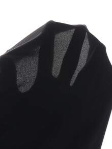 SHEIN 3pcs/Set Kids Young Girl Solid Color Long Sleeve T-Shirt, Tank Top And Leggings Set - Black - View 11