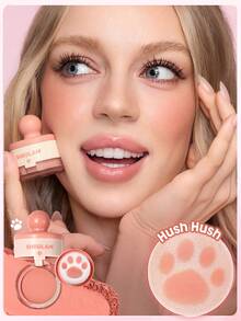 SHEGLAM Cutie Paw 印章腮紅-103 Hush Hush 持久輕盈粉狀腮紅棒 品牌美妝化妝品 適合女士與女孩 - 103 Hush Hush - 查看 3