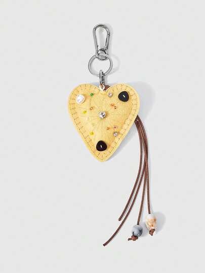 ROMWE Grunge Punk A Love Fabric Fireworks Design Bag Pendant, Bohemian Pendant Bag Decoration, Colorful Fireworks Pendant