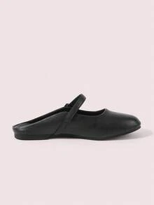 CUCCOO DOLLMOD Ladies Gentle Bow Women's Satin Low Vamp Mules Shoes Fall Shoes - Black - View 5