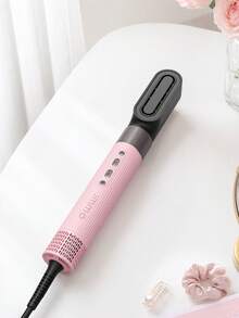 JMMO 6 In 1 Hot Air Styler Set With US Plug, Infrared Ionic Blow Dryer Brush Multi Interchangeable Attachments, Volumizer Curler Straightener All In One Hair Styling Tool - US A Type Plug(110-127V) - View 6