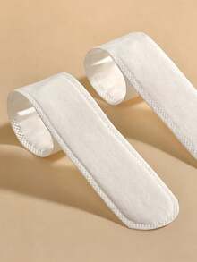 50/20/10 piezas Cinta resistente al sudor y a las manchas para el ala del sombrero, adecuada para sombreros, frente, forros de sombrero, absorbente de sudor, autoadhesiva, aislante térmico, unisex - Blanco - Ver 6