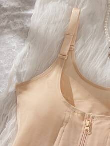 Myrelith 1pc Women's Solid Color Camisole Shaping Top - Apricot - View 4