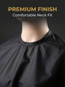 4/5 Peças Capa de Cabelo Ampliada para Enrolar, Tingir e Condicionamento Profundo, Capa de Cabelo à Prova d'Água para Salões de Beleza e Ferramentas de Penteado - Preto - Visão 8