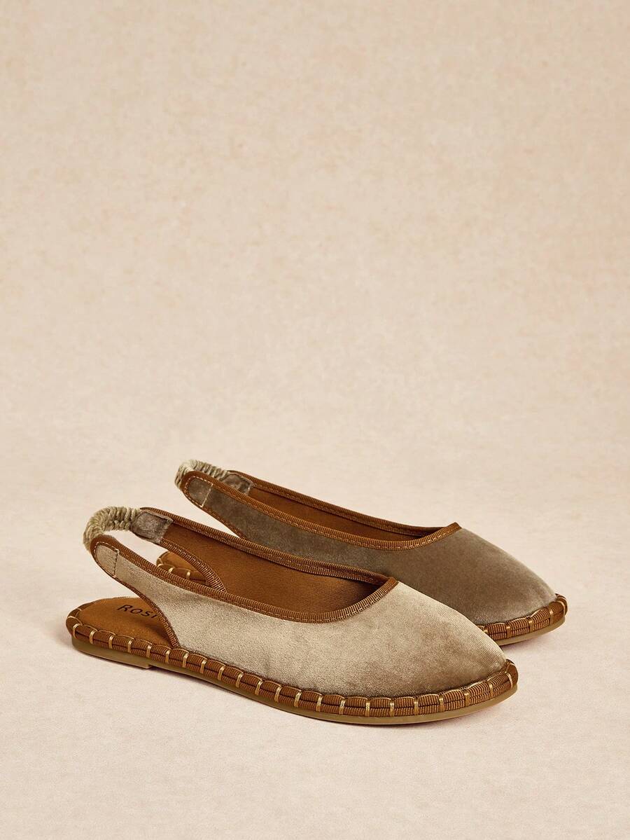 Rosivie Women's Versatile Fashion Flat Shoes For Daily Wear - Khaki - View 1