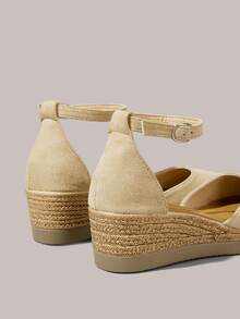Styleloop Women's Wedge Heel Platform Sandals, Bohemian, Beach Vacation, Western Wind, Summer Wear, Travel Essentials - Light camel - View 4