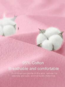 Attitoon 休閒簡約粉色 95% 棉女款上衣，適合夏季 - 粉色 - 查看 3