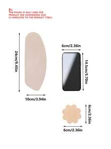 Unisex Disposable Thigh Anti-Chafing Protector Strips, Plus Size Ultra-Thin Invisible Soft Breathable Sweatproof Thigh Friction Prevention Patches, Easy Apply & Remove, Ideal For Running Hiking Travel Daily Dresses Shorts - Thin style - View 3