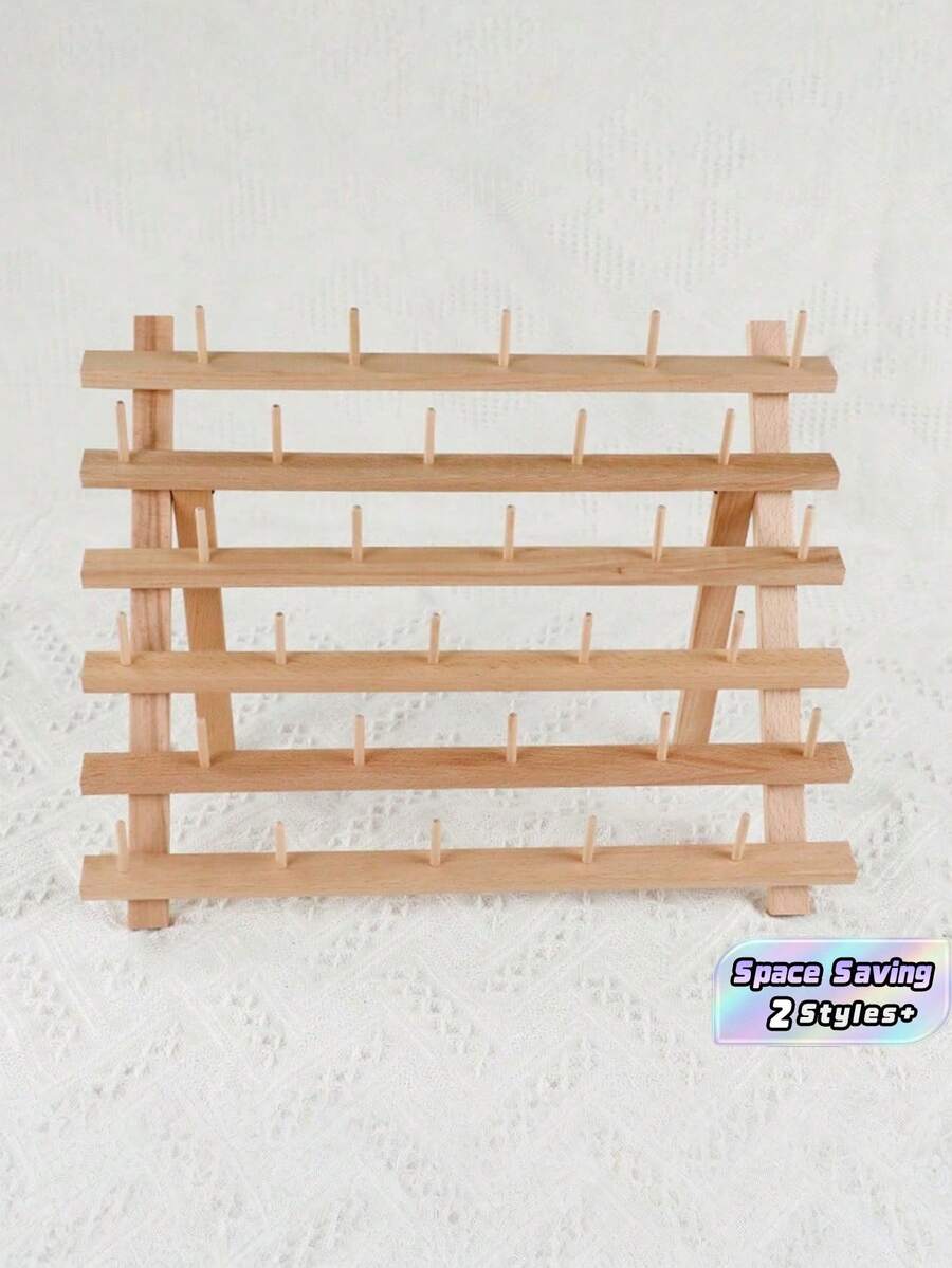 1PC Multi Functional Space Saving Thread Spool Organizer Rack Holder For Sewing Quilting Embroidery Yarn Bobbin Storage Display Sturdy Stable Portable Easy Assembly For Craft Room Home Studio Perfect Gift For Women Crafters Hair Braiding - multicolor - View 1