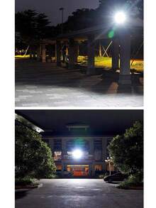 1 Buah Lampu Sorot Luar Ruangan Bertenaga Surya dengan Kecerahan Tinggi, Untuk Gudang, Taman, Garasi, Jalan Setapak, Halaman, Teras, Rumput, Balkon, Lampu Sorot Keamanan Tenaga Surya. - MultiWarna - View 5