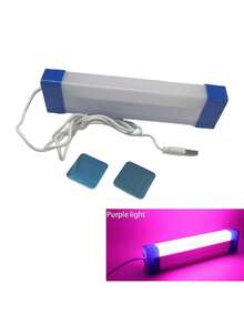 LED Ambient Night Light, USB Powered, Magnetic Design Easy To Install; Bedroom Decor Light, Portable, Simple To Use, Pink And Blue Light, Suitable For Bar Decor, Party Atmosphere Decor, Car Interior Decor, Live Streaming, Photography Background Decor And More Scenarios - USB Link - Blue and White - View 12