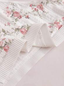 Elorette Pastoral Romantic Fresh Plus Size Jacquard Triangle Panties - White - View 11