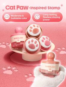 SHEGLAM Cutie Paw 印章腮紅-009 Painted Peony 持久輕盈粉狀腮紅棒 品牌美妝化妝品 適合女士與女孩 - 009 Painted Peony - 查看 4