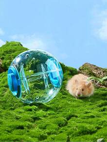 1pc 4.7 Inch / 1pc 6.29 Inch Hamster Ball, Running Ball Toy, Transparent & Breathable, Promotes Exercise & Health, Relieves Stress, Easy To Clean, Hamster Running Ball, Exercise Ball, Small Pet Outdoor Running - Multicolor - View 3